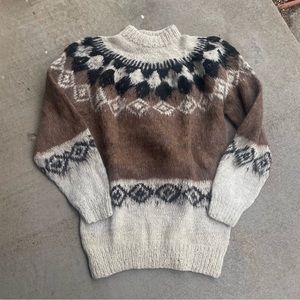 Vintage 80s alpaca knit sweater